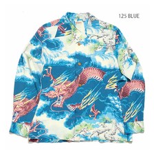 SUN SURF L/S RAYON HAWAIIAN SHIRT "DRAGON" SS28554画像