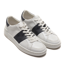 GUESS VERONA STRIPE LOW WHITE COAL FM5VESFAL12-WCO画像