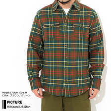 Picture Organic Clothing Hillsboro L/S Shirt MTS732画像