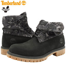 Timberland ROLL TOP Boot Black Nubuck A2BWU画像