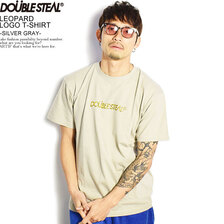 DOUBLE STEAL LEOPARD LOGO T-SHIRT -SILVER GRAY- 911-14002画像