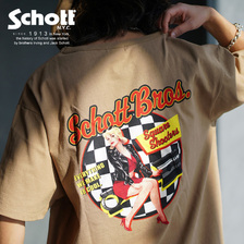Schott SS T-SHIRT "RIDERS LADY" 3113123画像