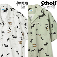 Schott HAWAIIAN SHIRT BAT& SPIDER 3115056画像
