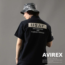 AVIREX STENCIL PATCHED MILITARY SHIRT 6115116画像