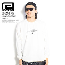 reversal PEs MVS BIG SILHOUETTE LONG SLEEVE -WHITE- RV21SS102画像