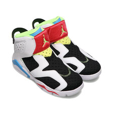 JORDAN BRAND JORDAN 6 RETRO LITTLE FLEX PS WHITE/GHOST GREEN-BLACK-COAST CT4416-103画像