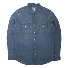 Levi's CLASSIC WESTERN STANDARD SHIRT DARK WASH 85745-0001画像