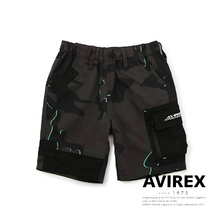 AVIREX KIDS CAMO COMBI SHORTS( 421021104画像