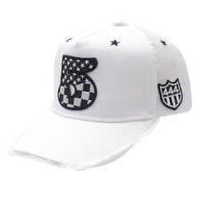 YOSHINORI KOTAKE 星条旗柄 5LOGO MESH CAP WHITE画像