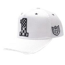 YOSHINORI KOTAKE 星条旗柄 1LOGO MESH CAP WHITE画像