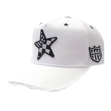 YOSHINORI KOTAKE 星条旗柄 STAR MESH CAP WHITE画像