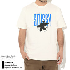 STUSSY Stussy Surfman Pigment Dyed S/S Tee 1904674画像