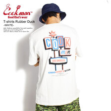 COOKMAN T-shirts Rubber Duck -WHITE- 231-11003画像
