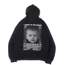 THE NEW ORDER NISHIMOTO IS THE MOUTH HOODIE BLACK画像