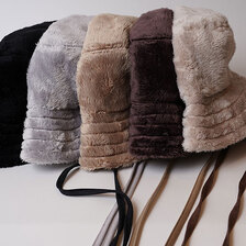 Mighty Shine FUR EARFLAP BUCKET HAT 1213026画像