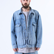 GOLD 14oz. DENIM JACKET AGED MODEL 21A-GL14806H画像