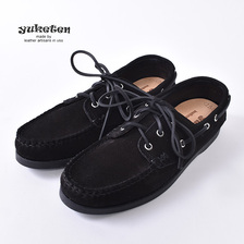 YUKETEN BOAT SHOE w/camp sole FO Nero画像