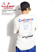 COOKMAN T-shirts Guest Check -WHITE- 231-11005画像