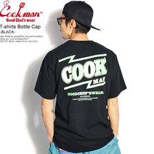 COOKMAN T-shirts Bottle Cap -BLACK- 231-11004画像