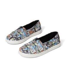 TOMS Star Wars Ewok Alpargata Multi Star Wars Ewok Print 10014513画像