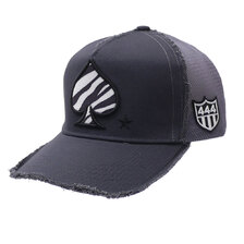 YOSHINORI KOTAKE DESIGN ZEBRA柄 SPADE MESH CAP GRAY画像