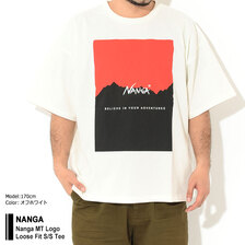 NANGA Nanga MT Logo Loose Fit S/S Tee画像