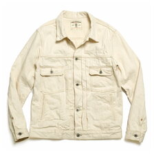 ONI DENIM 14oz Organic Cotton White Denim 2nd Type Denim Jacket ONI-02516P画像