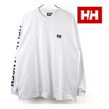 HELLY HANSEN L/S Letter Tee WHITE HE32126画像
