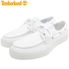 Timberland UNION WHARF 2.0 EK+ 2 Eye Boat White Canvas A42Q1画像
