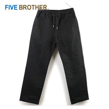 FIVE BROTHER LINEN EASY PANTS BLACK 152190L画像