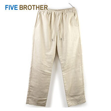 FIVE BROTHER LINEN EASY PANTS NATURAL 152190L画像