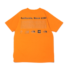 THE NORTH FACE S/S HISTORICAL LOGO TEE LIGHT EXVELANCE ORANGE NT32159画像