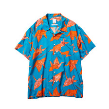 Liberaiders ORIGAMI RAYON SHIRT BLUE 732012101画像