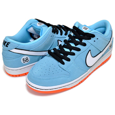 NIKE SB DUNK LOW PRO CLUB 58 GULF blue chill/white-safety orange BQ6817-401画像