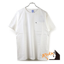 ROKX THE CAUTION TEE WHITE 214016画像