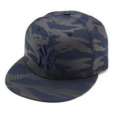 NEW ERA 9FIFTY タイガーストライプカモネイビー ニューヨーク・ヤンキース 12742708画像
