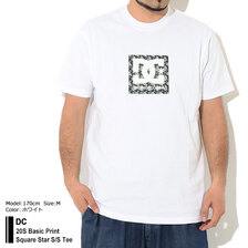 DC SHOES 20S Basic Print Square Star S/S Tee DST212009画像