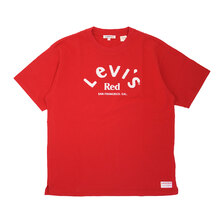 Levi's RED GRAPHIC T-SHIRT TRUE RED A0192-0001画像