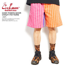 COOKMAN CHEF PANTS SHORT CRAZY PATTERN -HOT- 231-11919画像