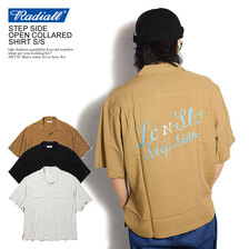 RADIALL STEP SIDE - OPEN COLLARED SHIRT S/S画像