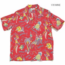 SUN SURF S/S RAYON HAWAIIAN SHIRT "HAWAIIAN PASSION" SS38575画像