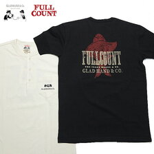 FULLCOUNT &times; GLAD HAND S/S Henry Neck Pocket Tee "COWGIRL" GHT-007画像