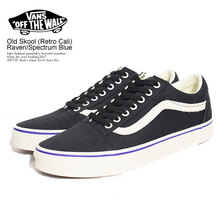 VANS Old Skool (Retro Cali) Raven/Spectrum Blue VN0A3WKT40K画像