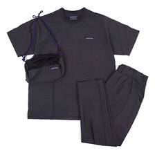 THOUSAND MILE MENS SUMMER VACATION SET UP CHARCOAL NP12011画像