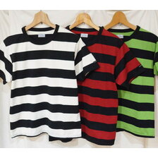 THE FLAT HEAD FN-THB-001 BORDER T-SHIRT画像