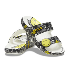 crocs Classic Crocs Smiley Sandal White/Multi 207207-94S画像