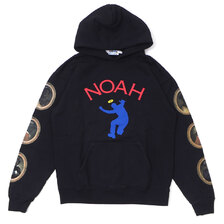Noah &times; UNION 21SS FAMILY TREE HOODIE BLACK画像