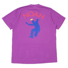 Noah x UNION 21SS BIG LOGO LOCK UP TEE PURPLE画像