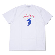 Noah &times; UNION 21SS SMALL LOGO LOCKUP TEE WHITE画像