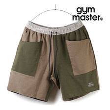 gym master ストレッチドライショーツ ベージュ/オリーブCRZ G633639画像